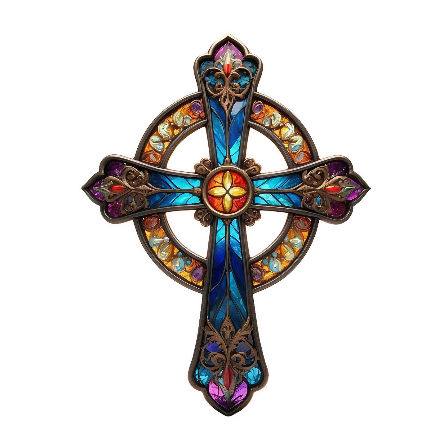 Radiant Cross Unisex Heavy Blend™ Hooded Sweatshirt
